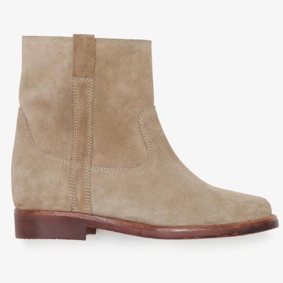 Isabel Marant Crisi Brown Suede Ankle Boots Size: EU 38 US 7.5 - Picture 3 of 15